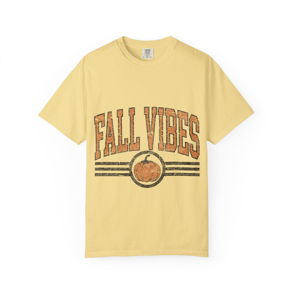 Fall Vibes T-Shirt — Vintage Pumpkin Graphic Tee