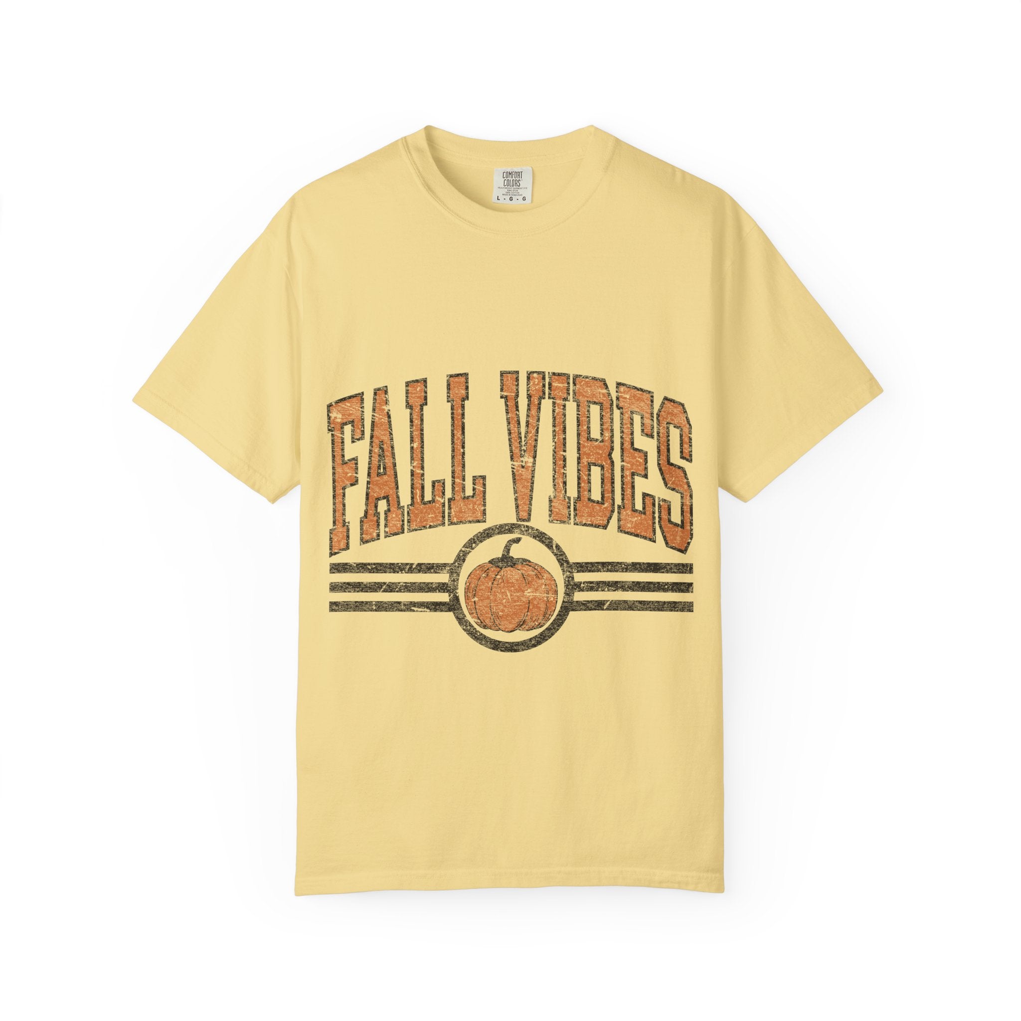 Fall Vibes T-Shirt — Vintage Pumpkin Graphic Tee