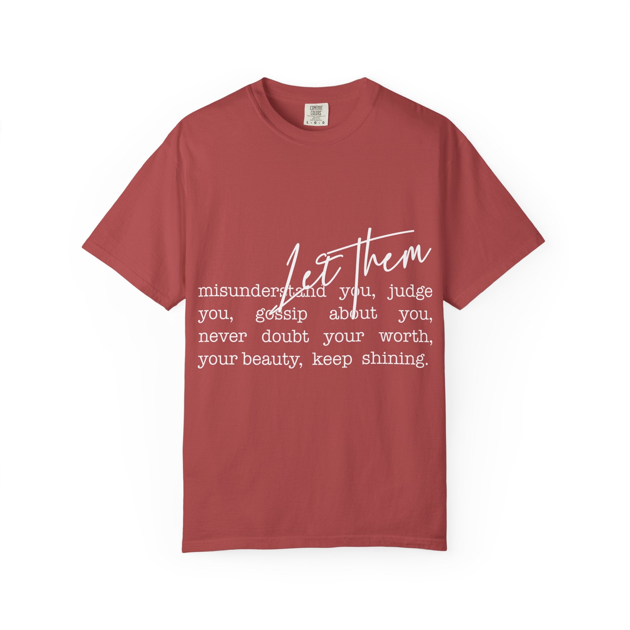 Copy of Inspirational "Let Them" T-Shirt — Motivational Script Tee