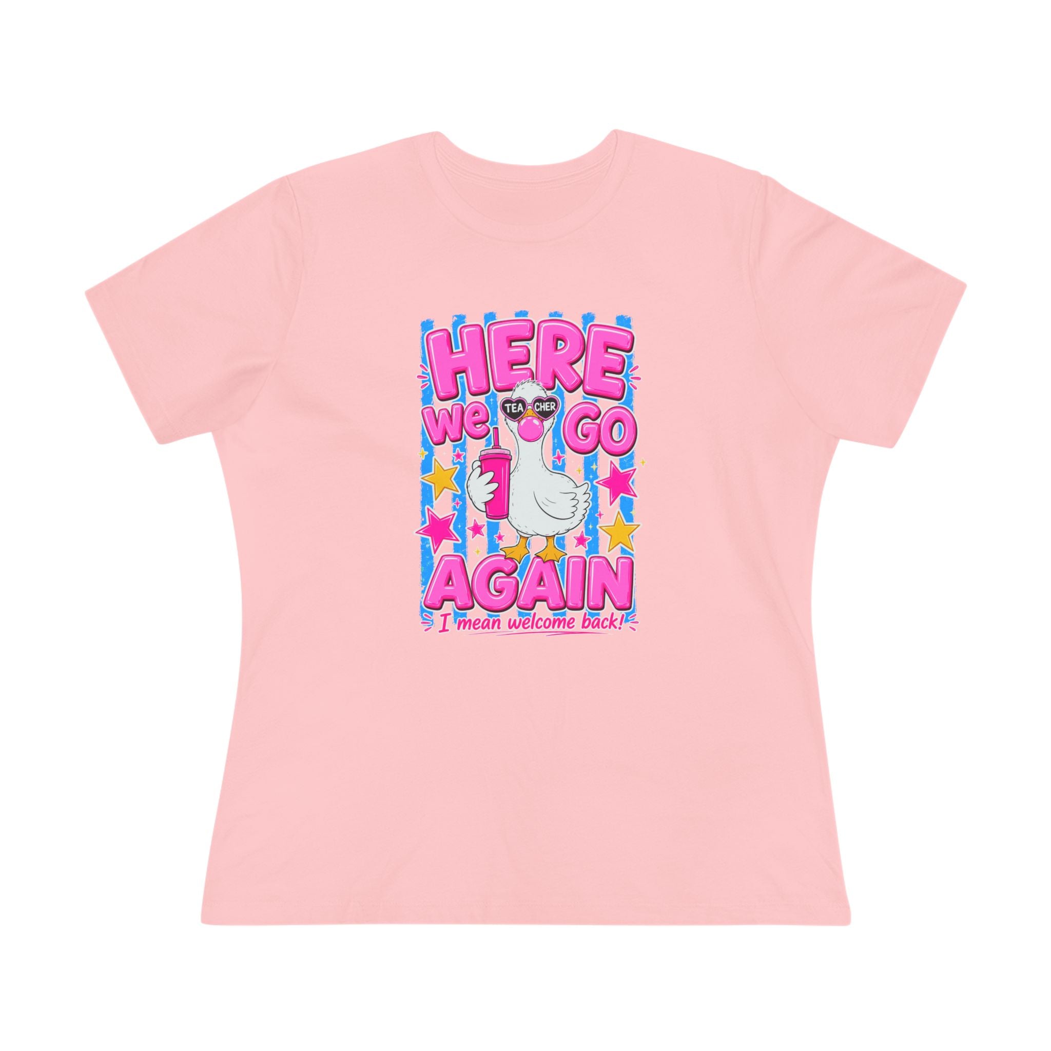 Here We Go Again Teacher Shirt | Funny Back to School Teacher Tee | Welcome Back Teacher Shirt | Teacher Graphic T-Shirt