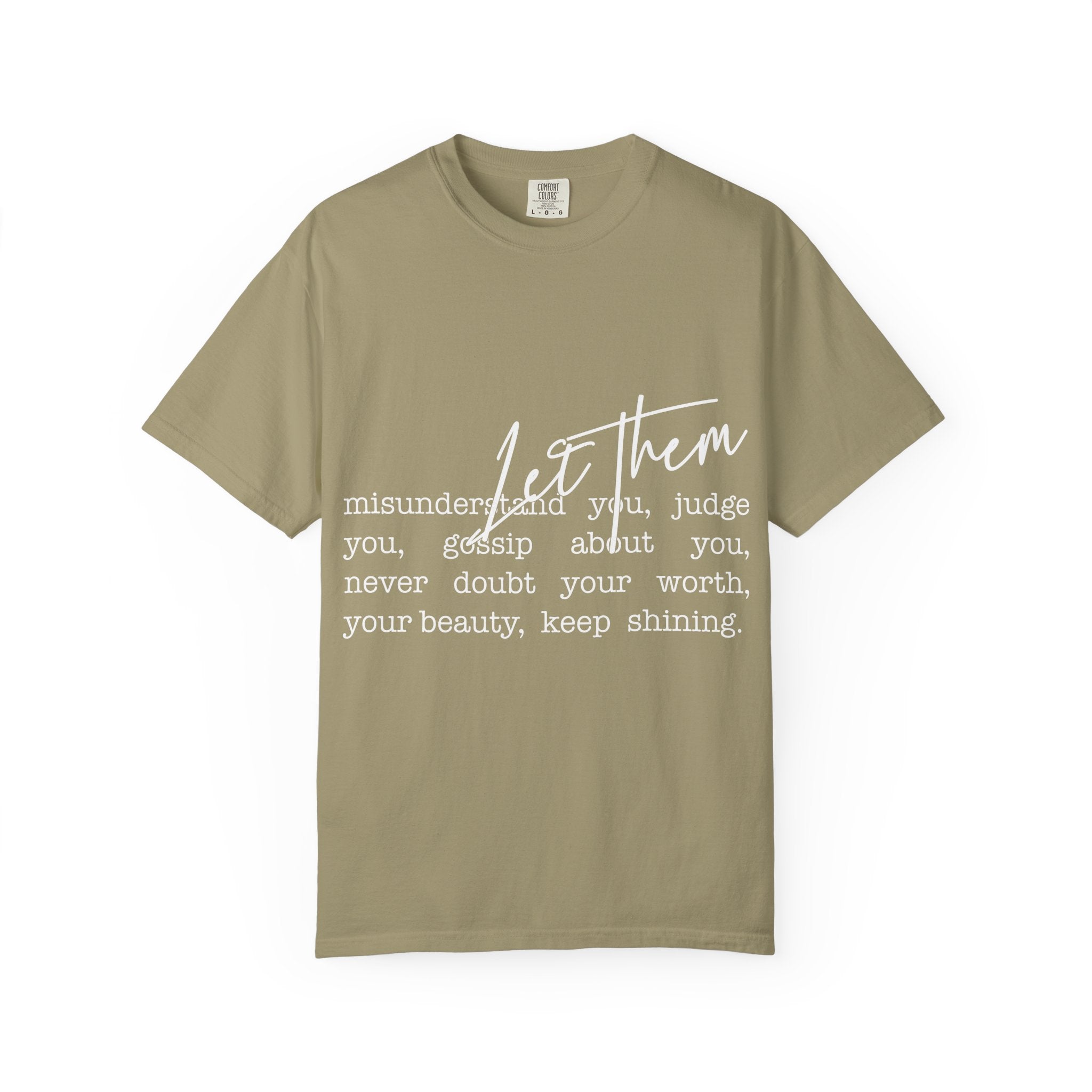 Copy of Inspirational "Let Them" T-Shirt — Motivational Script Tee