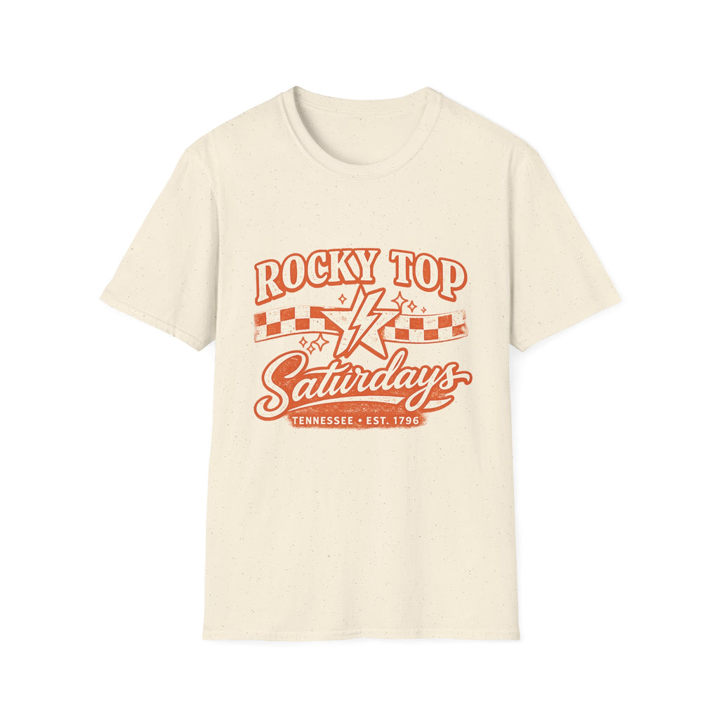 Rocky Top Saturdays T-Shirt — Vintage Tennessee Music & Tailgate Tee