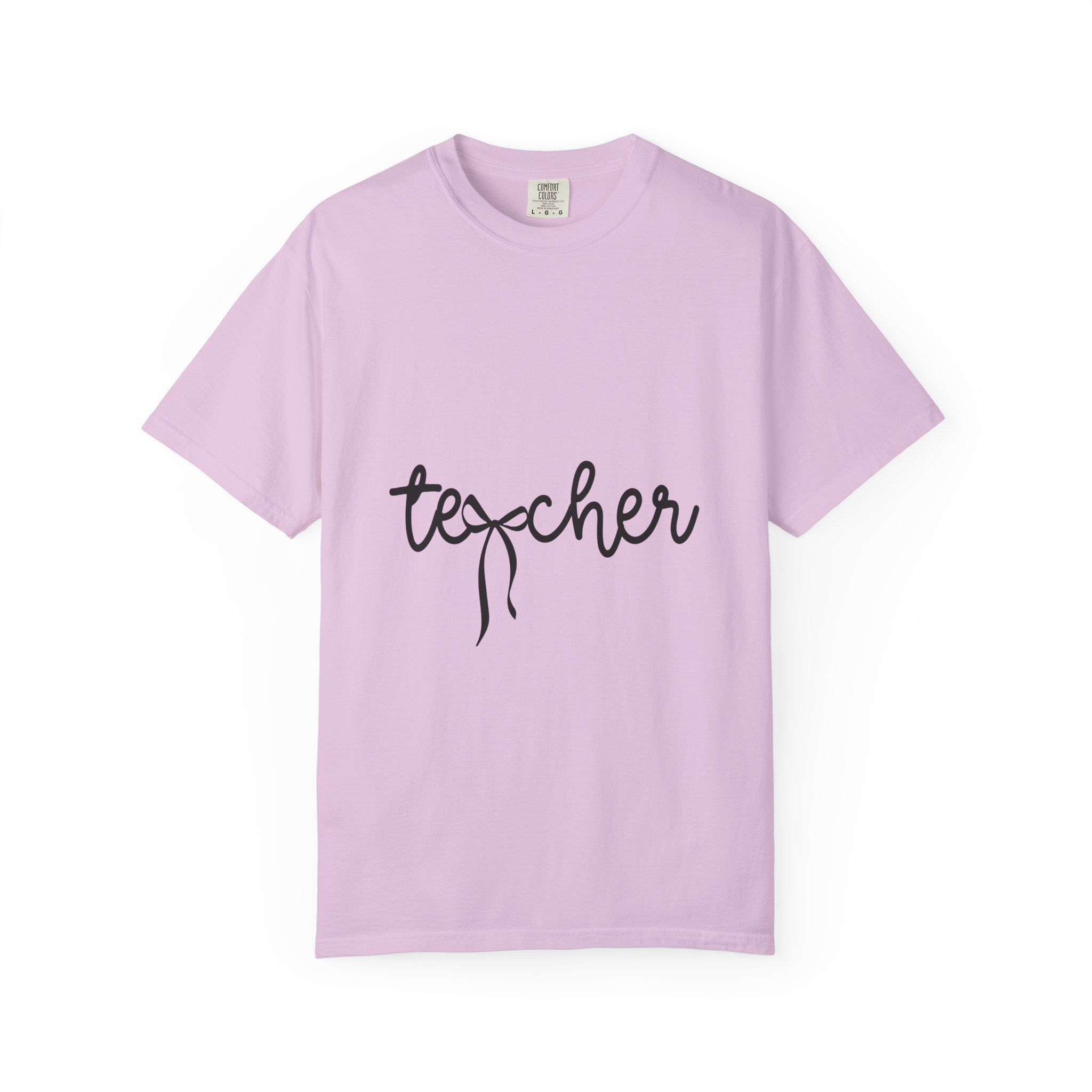 "Handwritten" Teacher Bow Tee 🎀