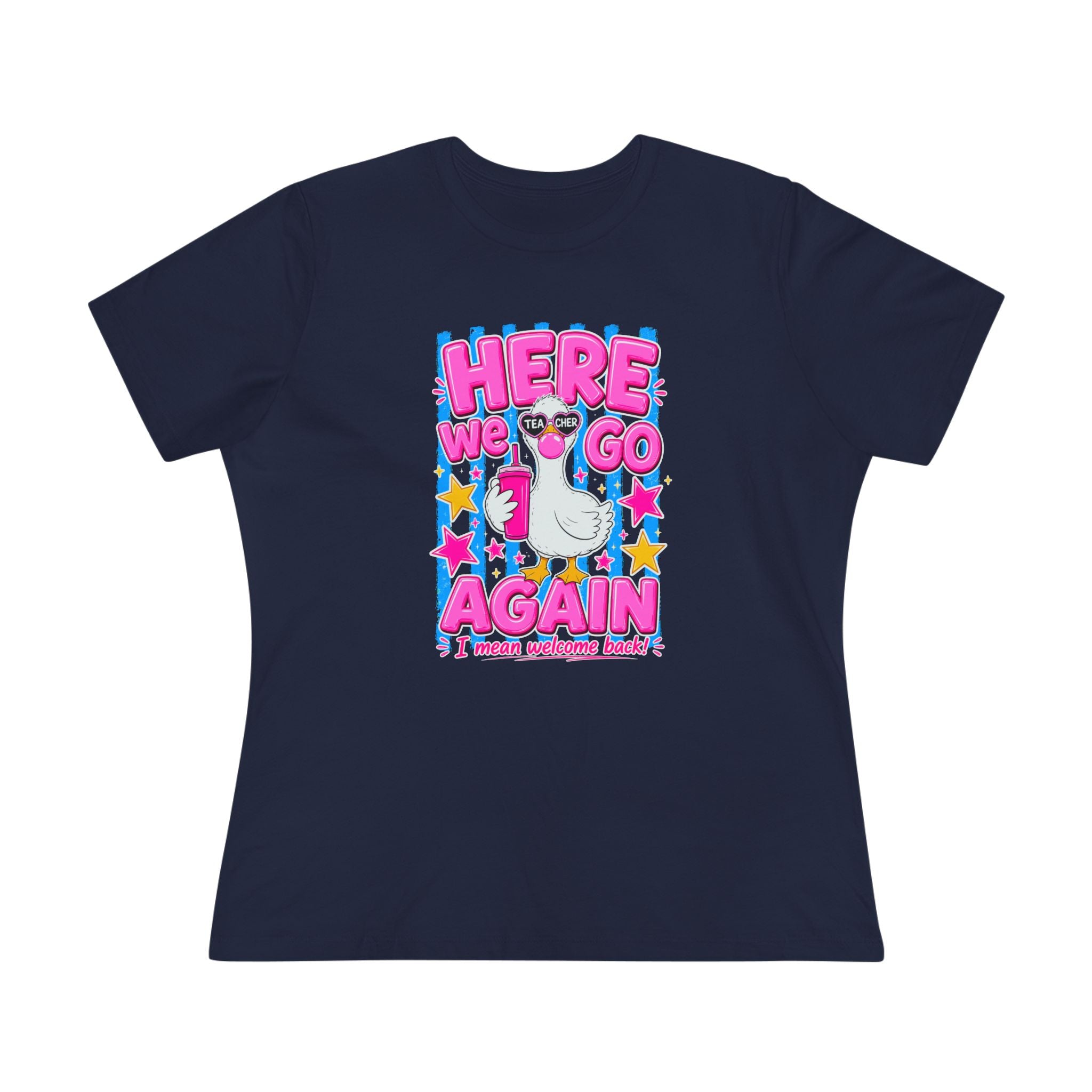 Here We Go Again Teacher Shirt | Funny Back to School Teacher Tee | Welcome Back Teacher Shirt | Teacher Graphic T-Shirt