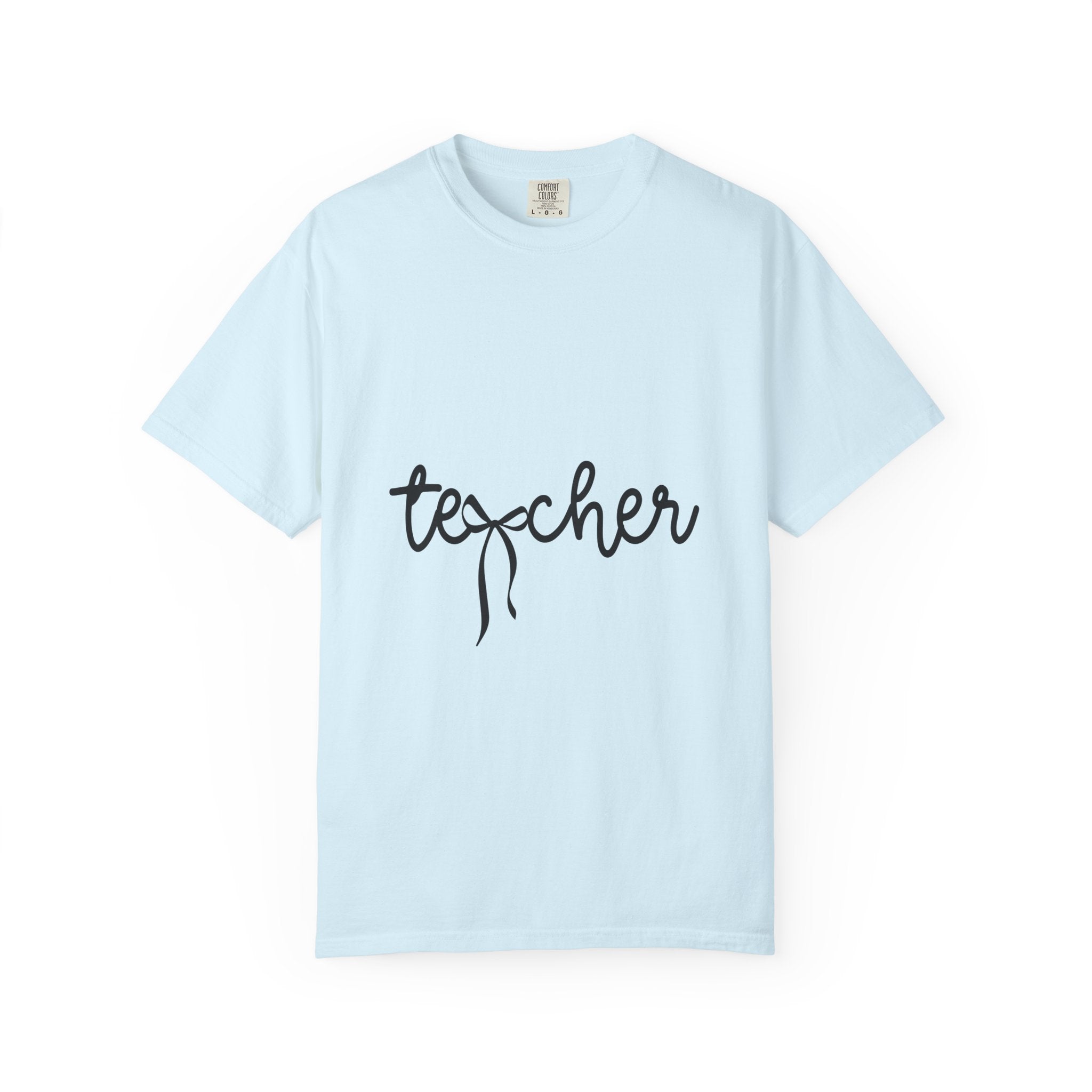 "Handwritten" Teacher Bow Tee 🎀