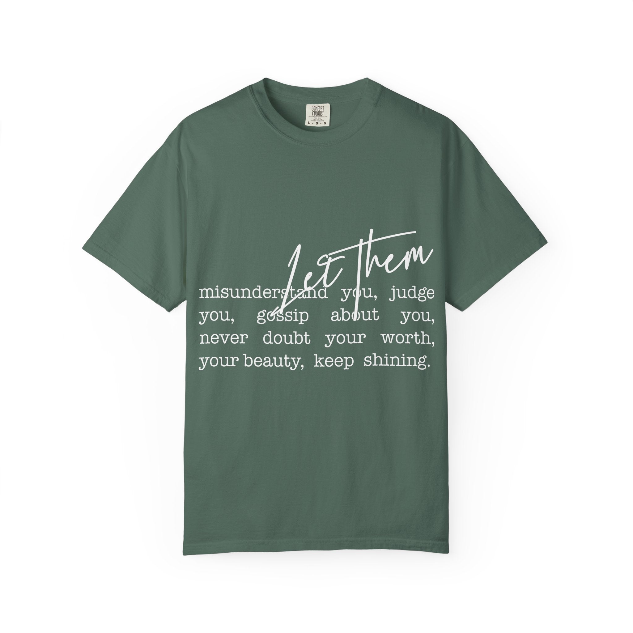 Copy of Inspirational "Let Them" T-Shirt — Motivational Script Tee