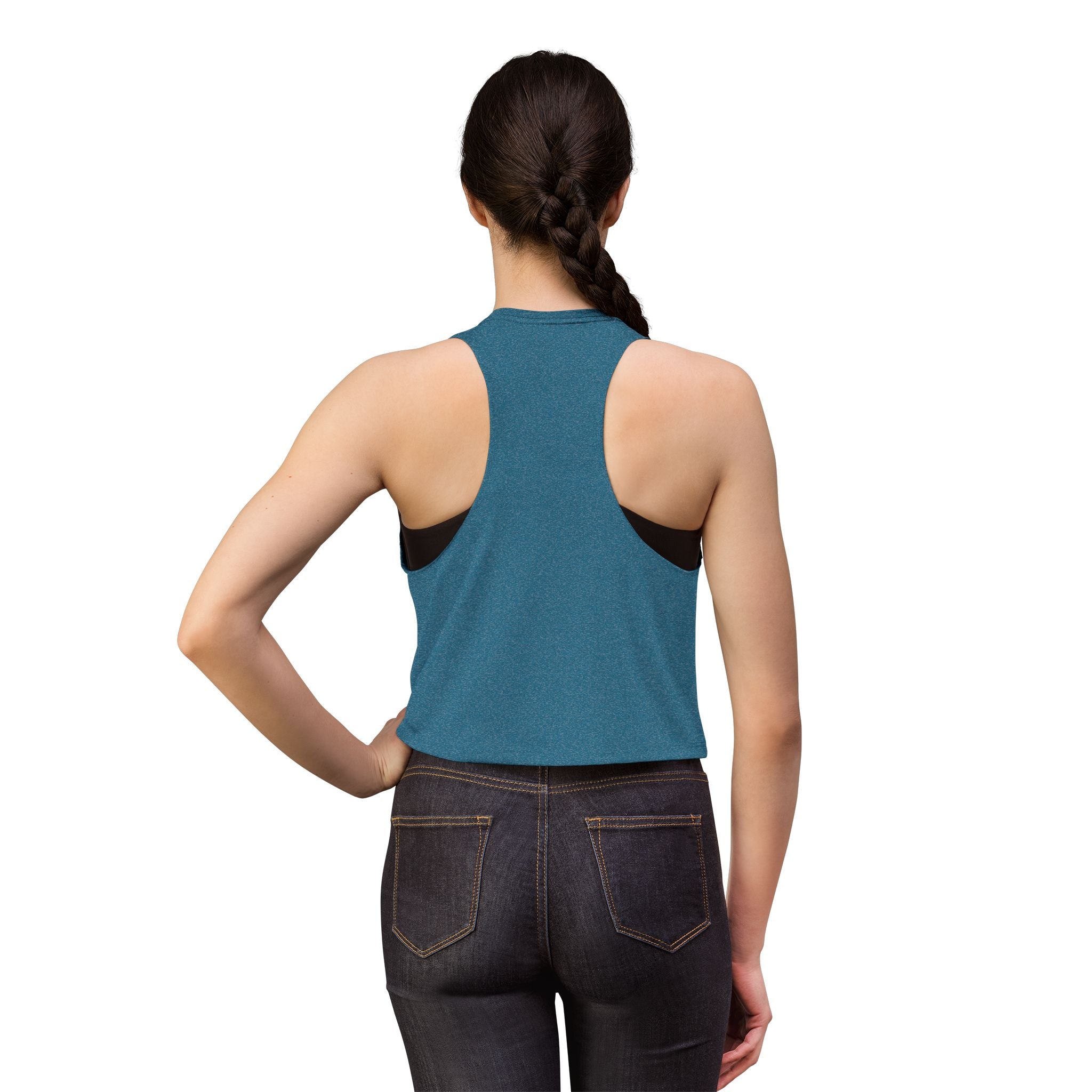 Torn Down Built Stronger Crop Top — Isaiah 61:4 Christian Faith Tank