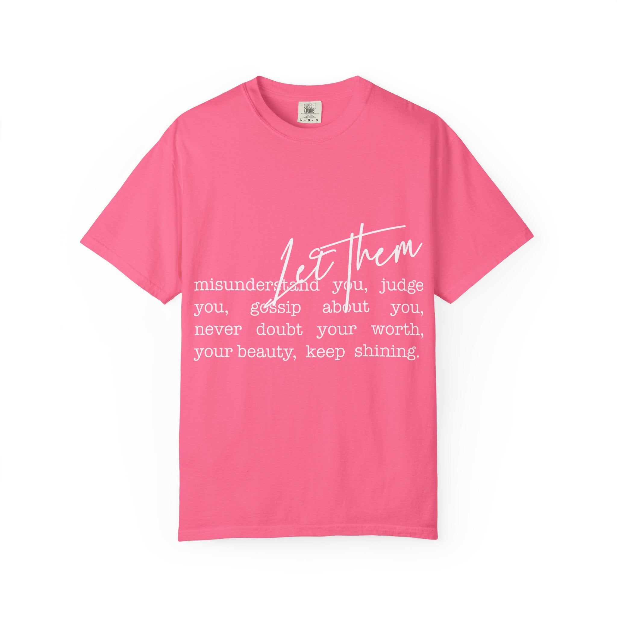 Copy of Inspirational "Let Them" T-Shirt — Motivational Script Tee