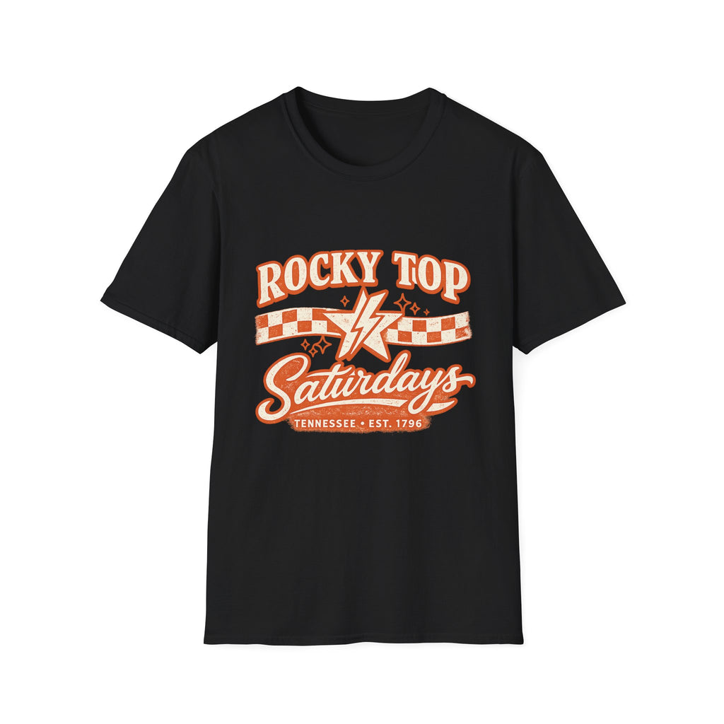 Rocky Top Saturdays T-Shirt — Vintage Tennessee Music & Tailgate Tee