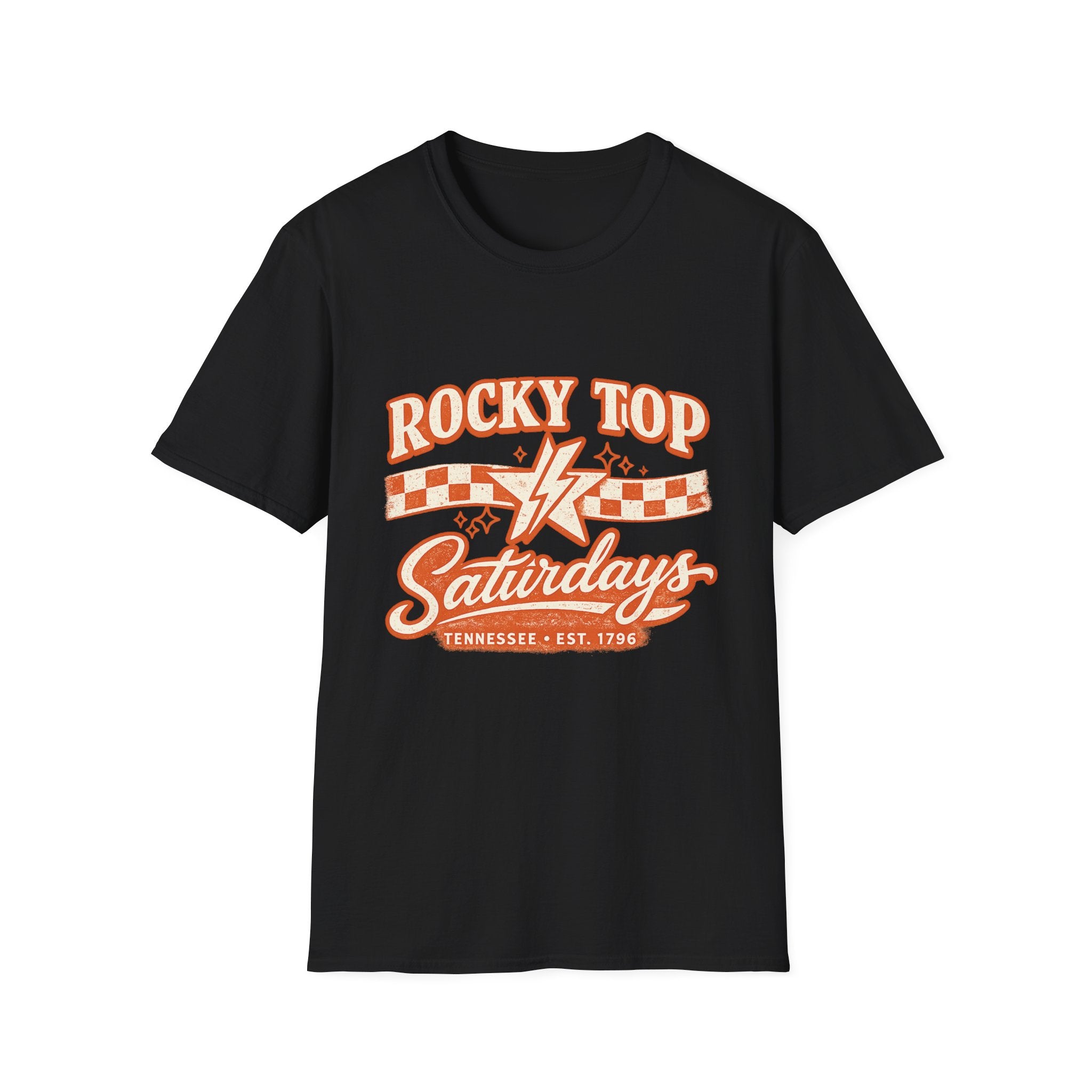 Rocky Top Saturdays T-Shirt — Vintage Tennessee Music & Tailgate Tee