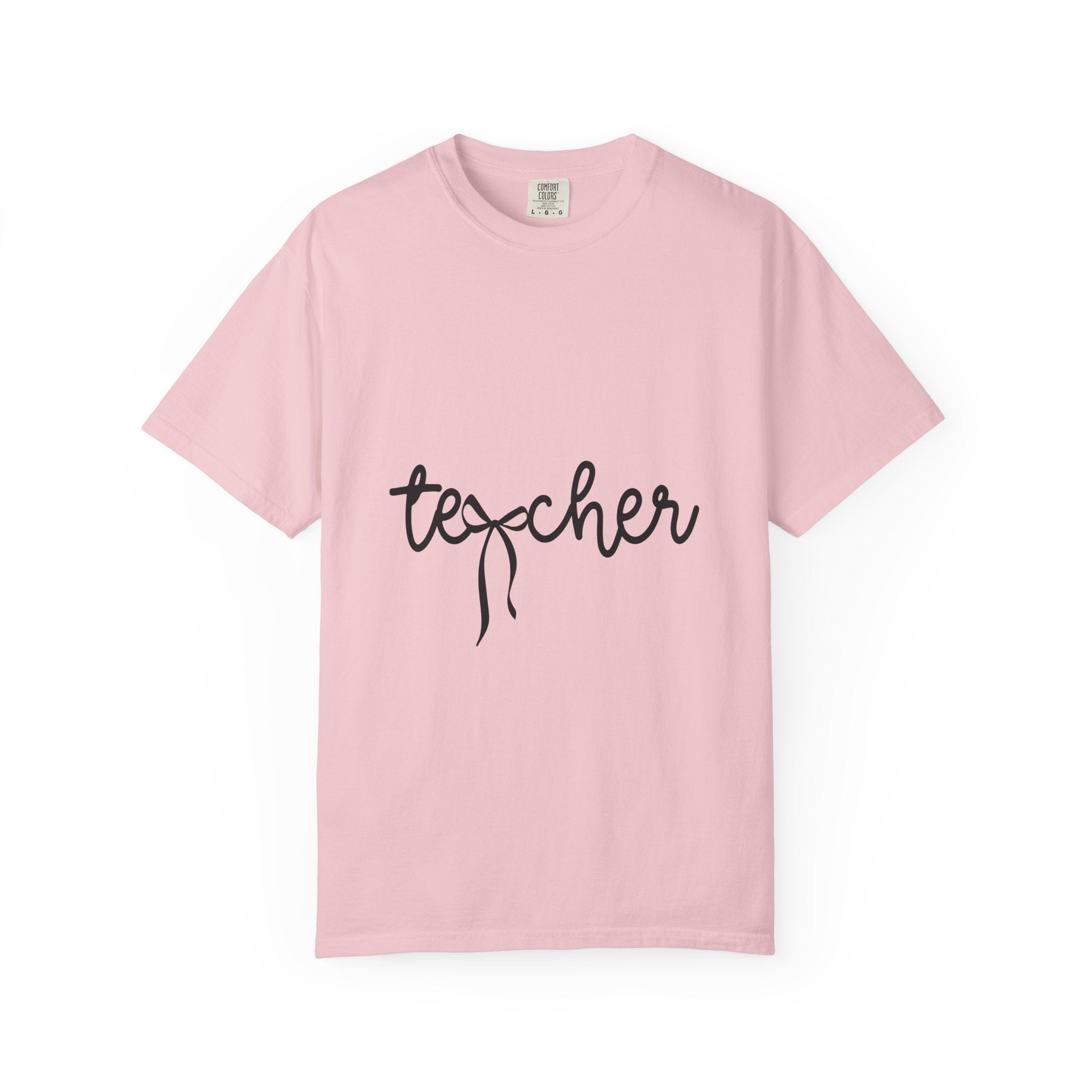 "Handwritten" Teacher Bow Tee 🎀