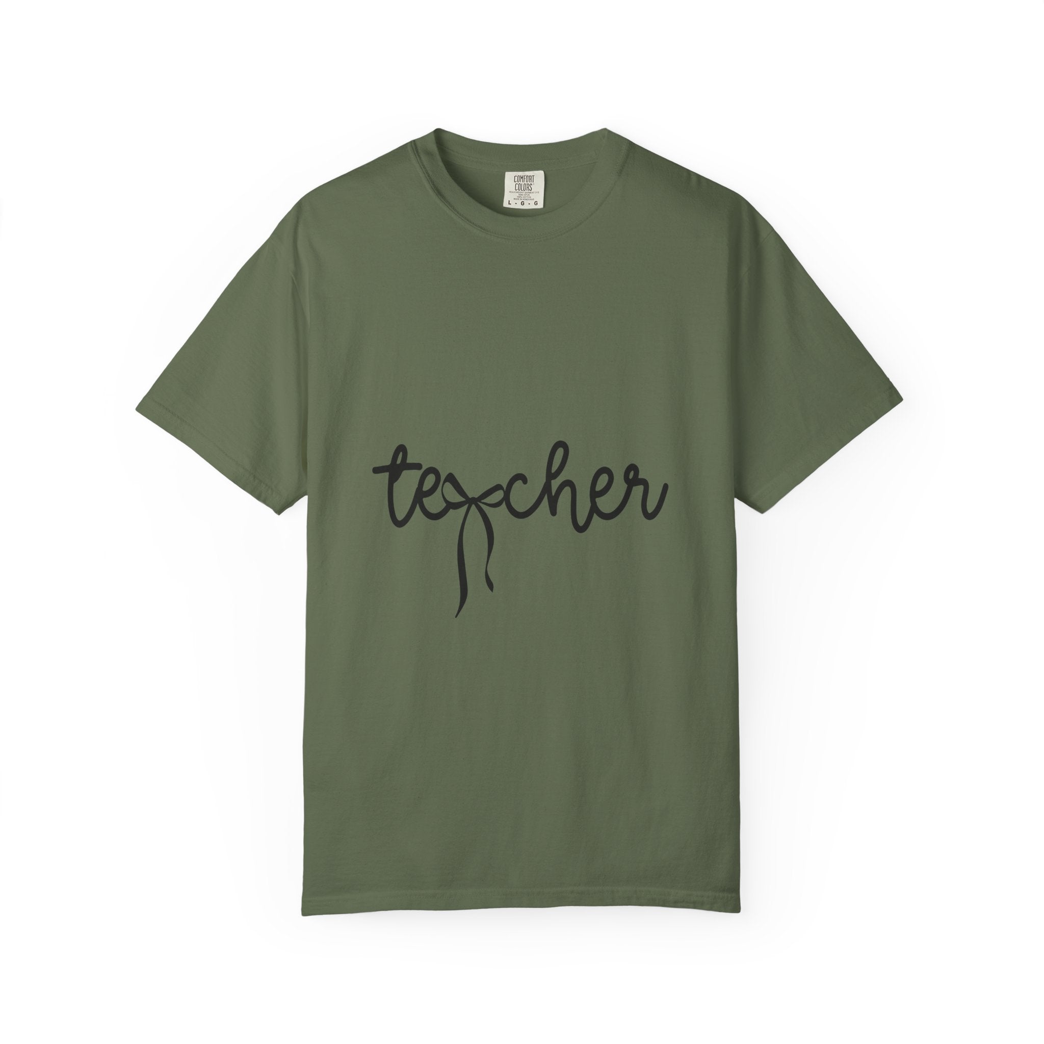 "Handwritten" Teacher Bow Tee 🎀