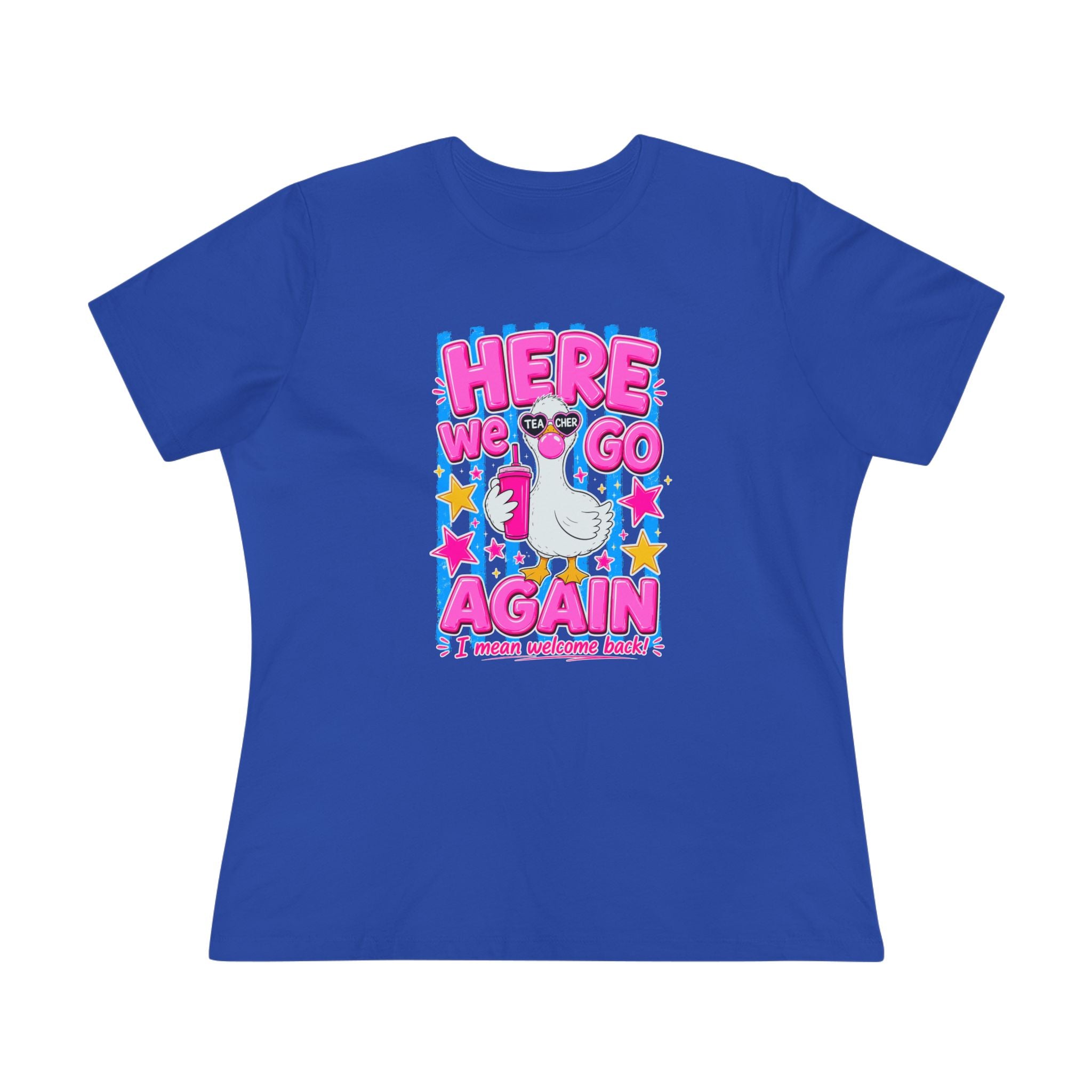 Here We Go Again Teacher Shirt | Funny Back to School Teacher Tee | Welcome Back Teacher Shirt | Teacher Graphic T-Shirt