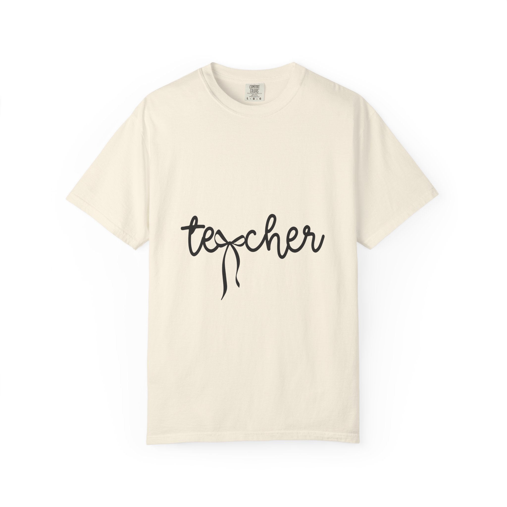 "Handwritten" Teacher Bow Tee 🎀