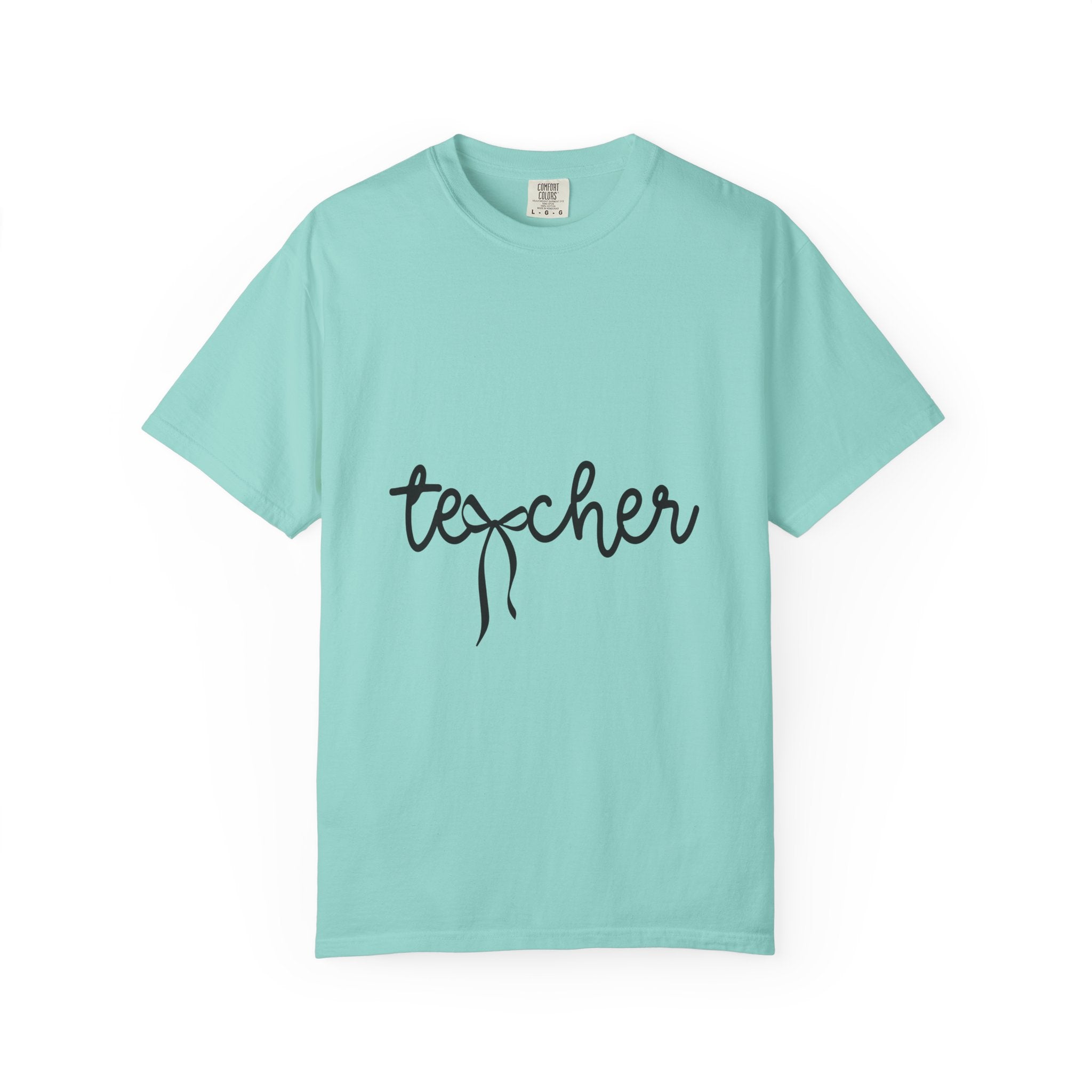 "Handwritten" Teacher Bow Tee 🎀