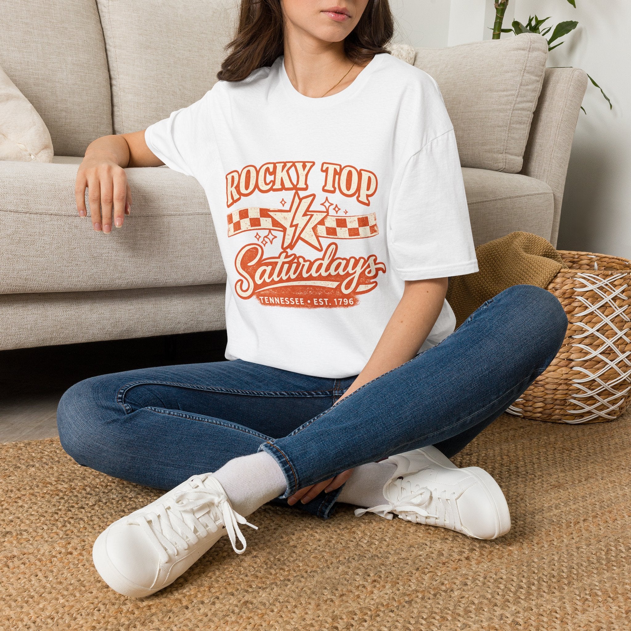 Rocky Top Saturdays T-Shirt — Vintage Tennessee Music & Tailgate Tee