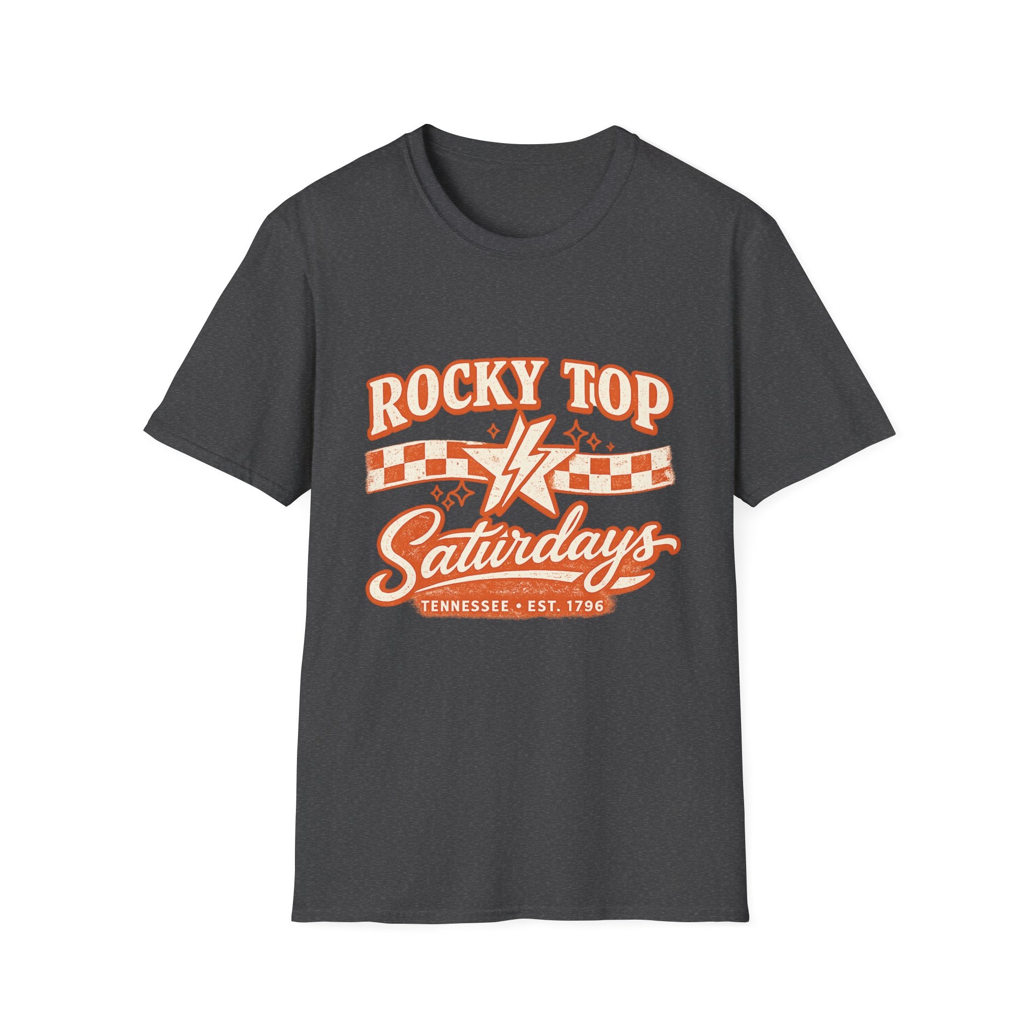 Rocky Top Saturdays T-Shirt — Vintage Tennessee Music & Tailgate Tee