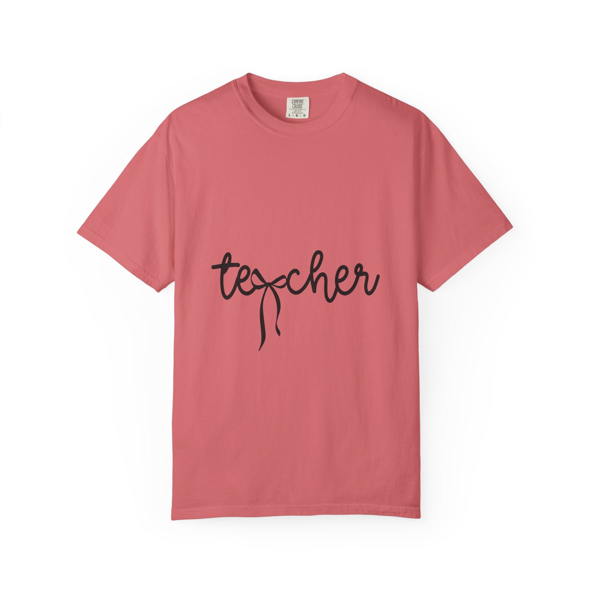 "Handwritten" Teacher Bow Tee 🎀