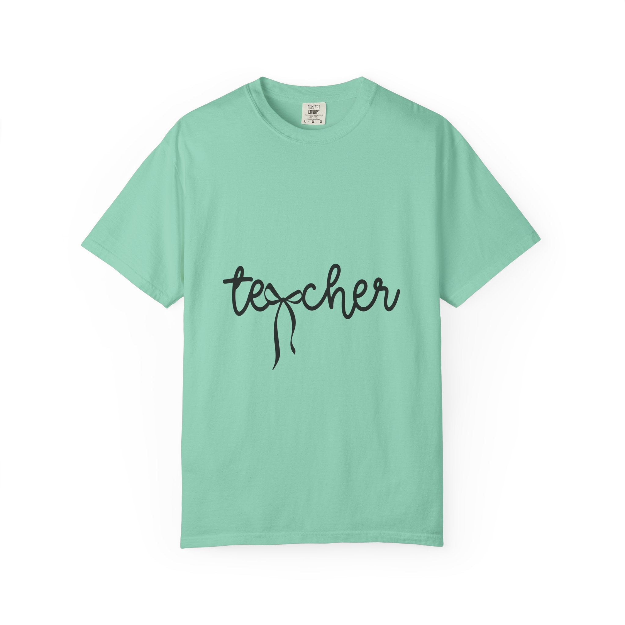 "Handwritten" Teacher Bow Tee 🎀