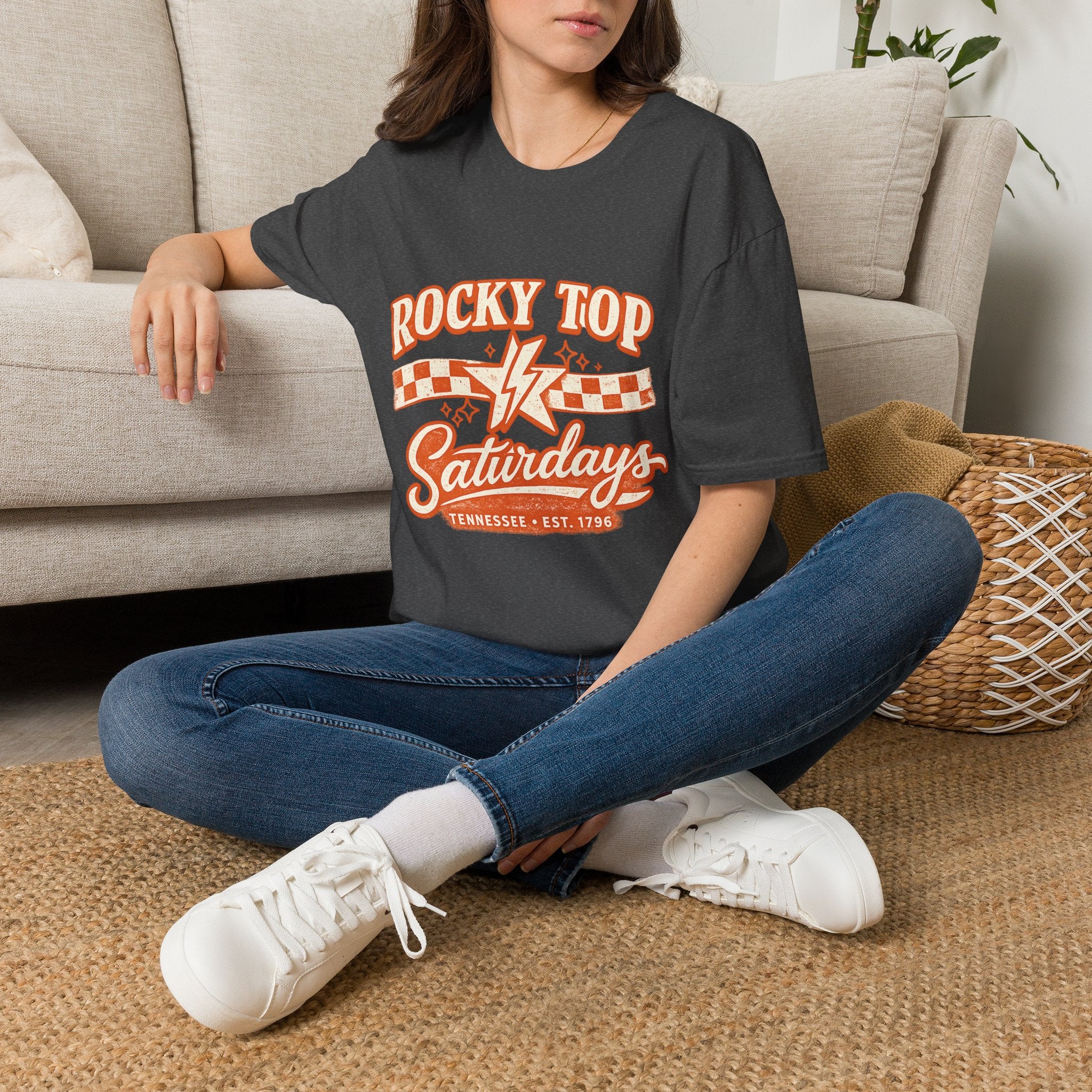 Rocky Top Saturdays T-Shirt — Vintage Tennessee Music & Tailgate Tee