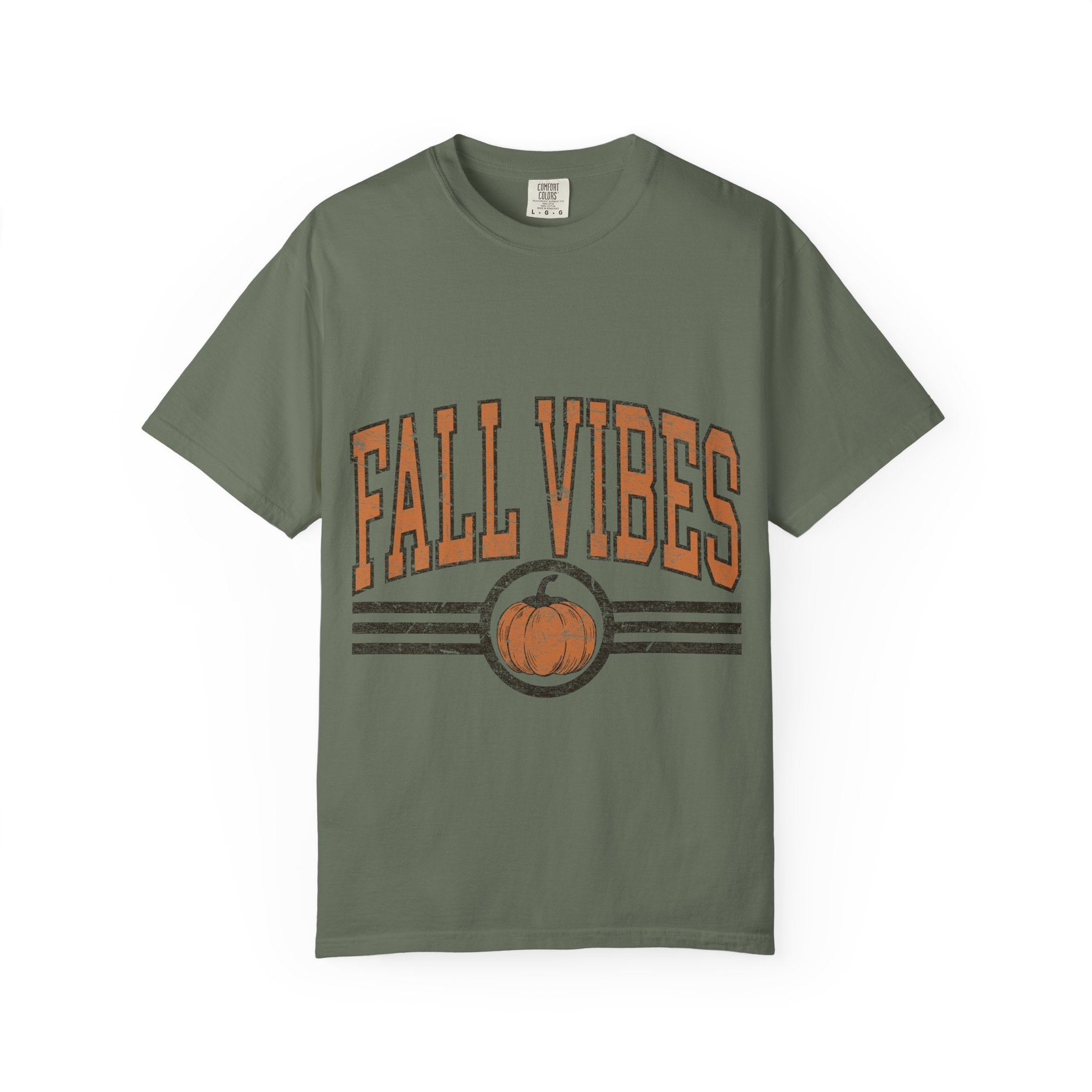Fall Vibes T-Shirt — Vintage Pumpkin Graphic Tee