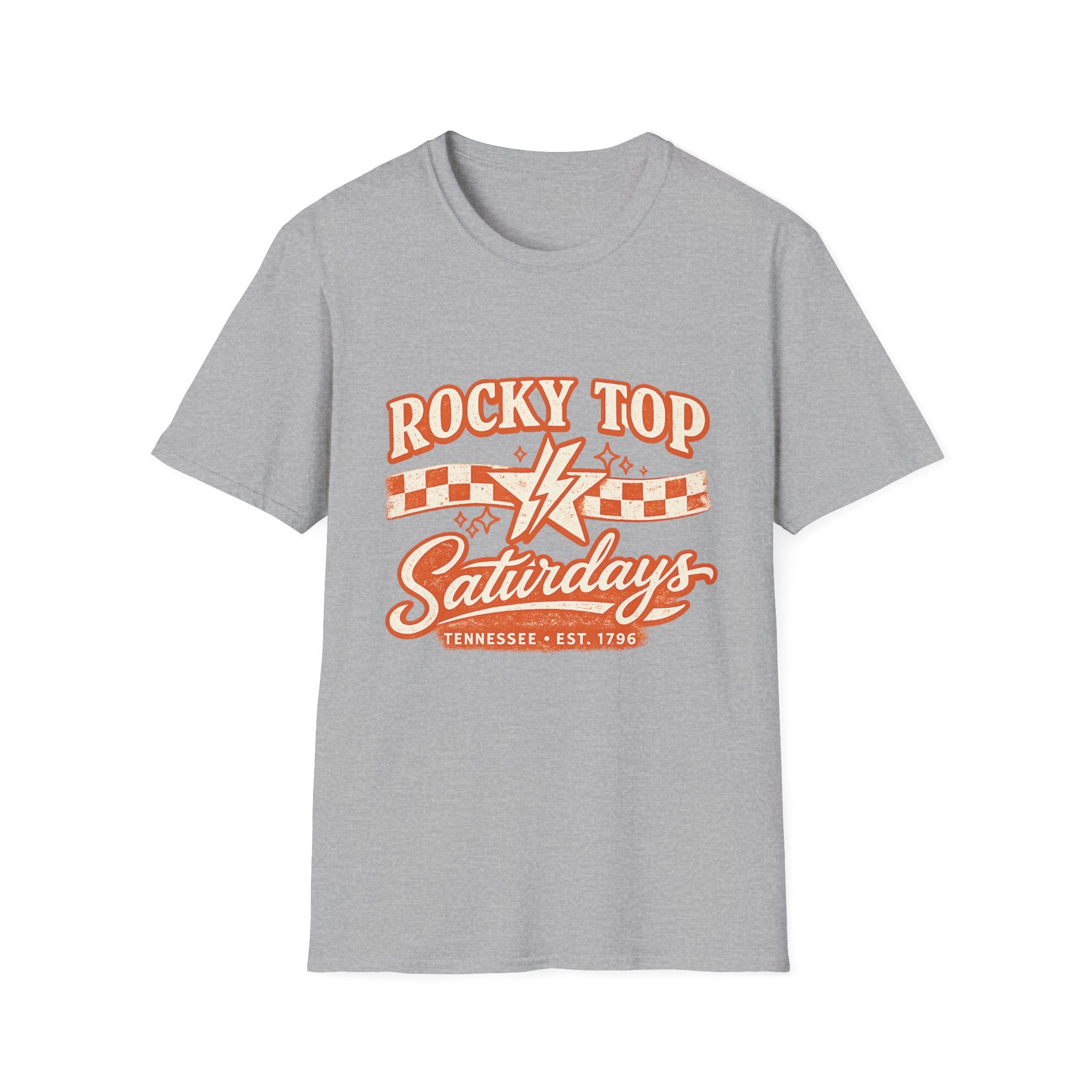 Rocky Top Saturdays T-Shirt — Vintage Tennessee Music & Tailgate Tee