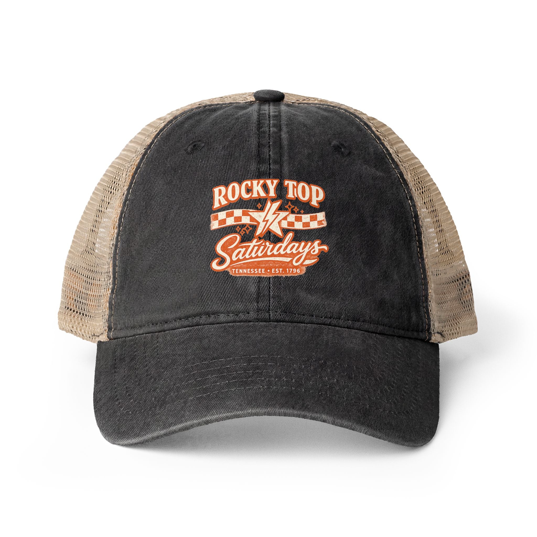 Rocky Top Saturday Hat-Women's Washed Mesh-Back Cap