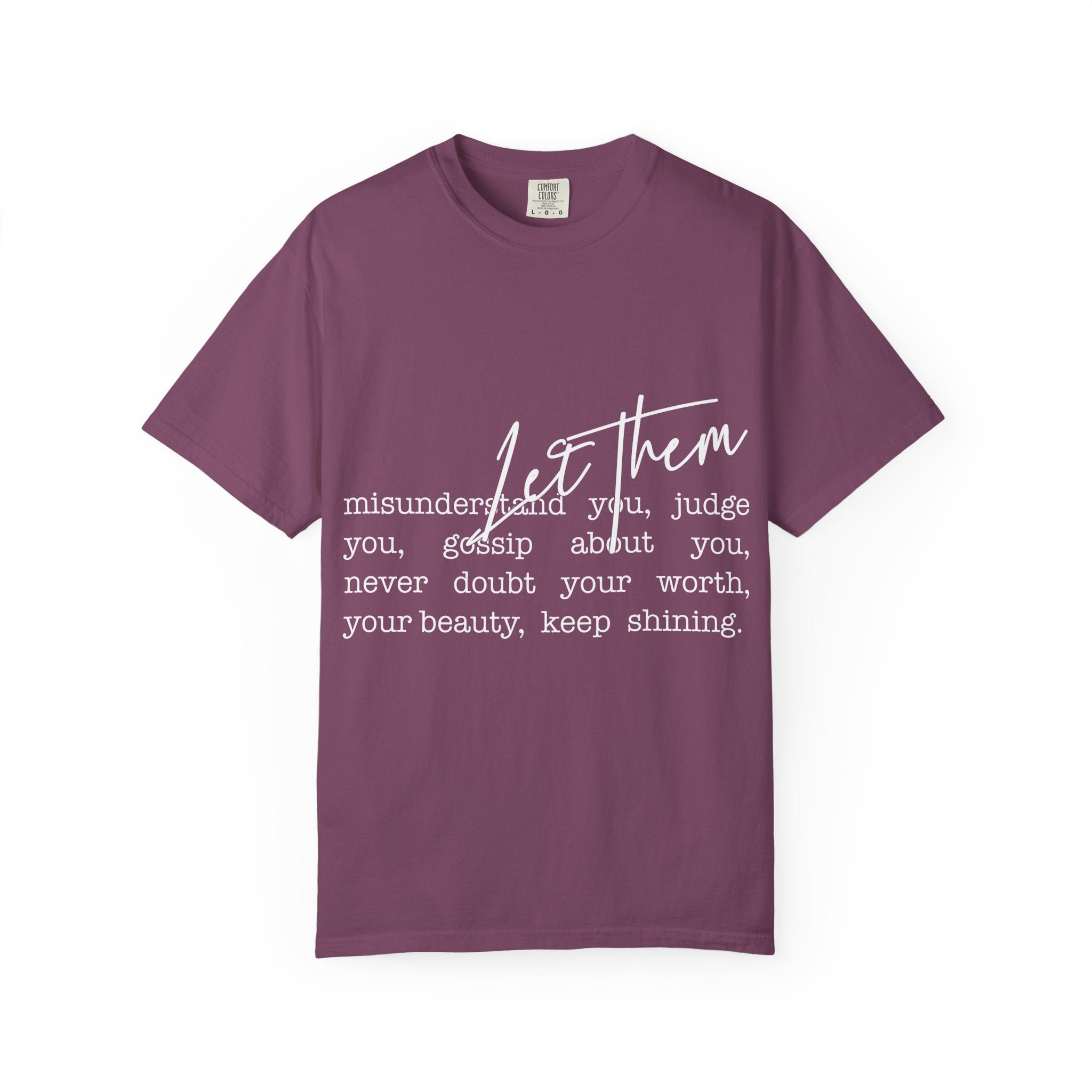 Copy of Inspirational "Let Them" T-Shirt — Motivational Script Tee