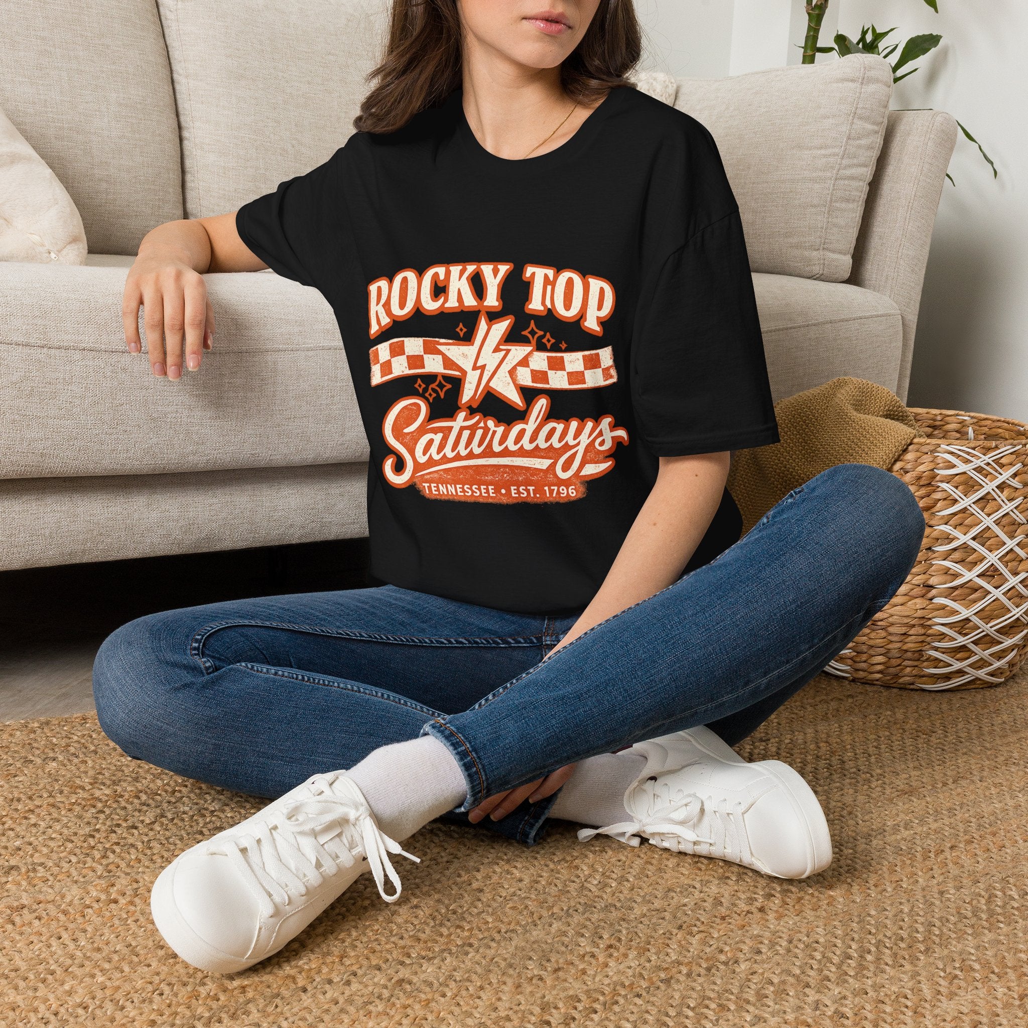 Rocky Top Saturdays T-Shirt — Vintage Tennessee Music & Tailgate Tee